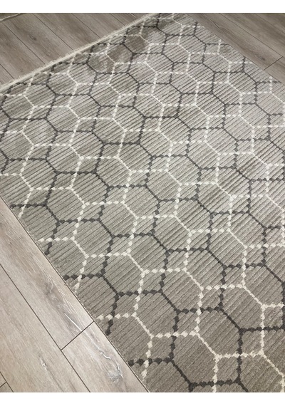 Dinarsu Nero Soft Iplik+etnik Desen+160x230+12 Mm+çok Yu