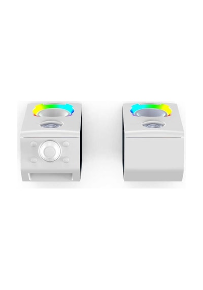 Soaiy SH20 Taşınabilir Kablosuz Bluetooth Gaming Hoparlör RGB Oyuncu Hoparlörü Şeffaf Tasarım - ZORE-219596