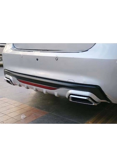 Universal Difüzör Amg Plus G 2 Krom Egzos-gri/mat Siyah Abs