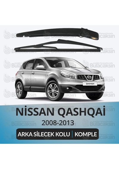 Nissan Qashqai J10 2008- 2013 Arka Silecek Kolu Ve Süpürgesi Seti