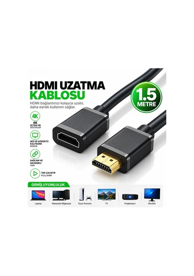 Ers Hdmi Uzatma Kablo 1.5m Zr150/1.5
