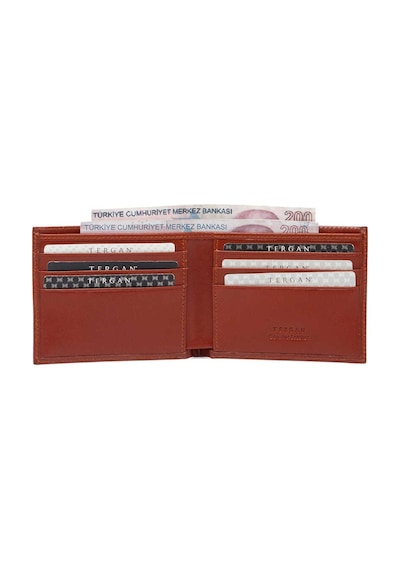 Tergan Taba Deri Erkek Cüzdan - S1ce00001211-b47 Taba