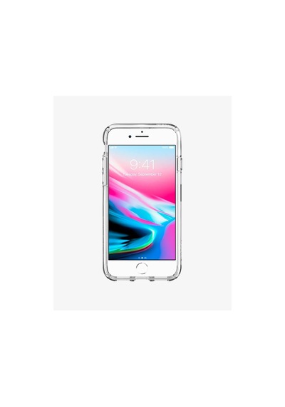 Dali Design Apple Uyumlu iPhone 8 Plus Şeffaf Kılıf Horror 1 Tasarımlı