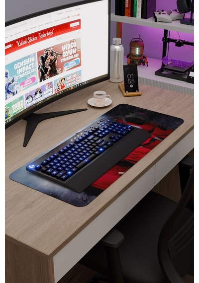 Stray Kids V2 70x30 Xl Gaming Kauçuk Kaymaz Taban Mouse Pad Fare Altlığı