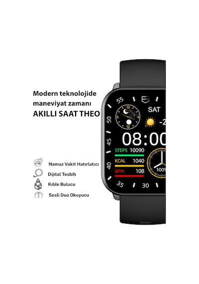 Logia Lexia Theo 48 MM Akıllı Saat (İthalatçı Garantili) (Distribütör Garantili)