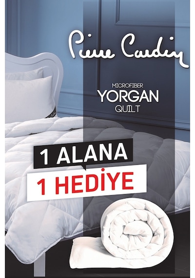 Pierre Cardin 2'Li Microfiber Yorgan Çift Kişilik (548781453)