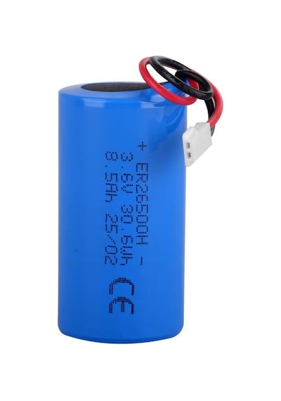 Fanso Er26500h - 1s1p - C Size - 3.6v 8500 Mah Şarjsız Li-socı2 Lithium Pil - Soketli - 51005-2p