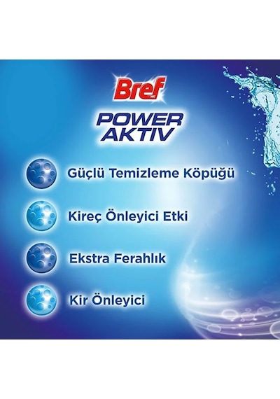 Bref Power Aktiv Klozet Bloğu Okyanus Kokulu 2 Li Set 2pk 1