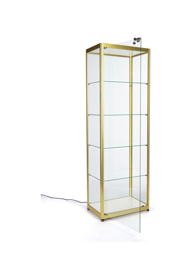 Kurulu Teslimat, 30x50x175,camlı Dolap, Camlı Vitrin, Teşhir Kol