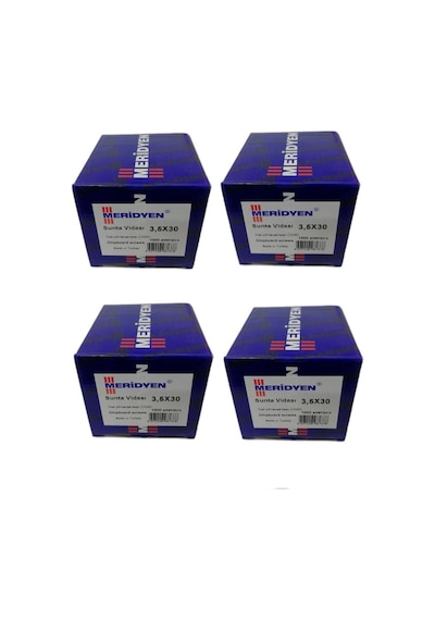 Meridyen Sunta Vidası 3.5x30 4000 Adet 4 Paket
