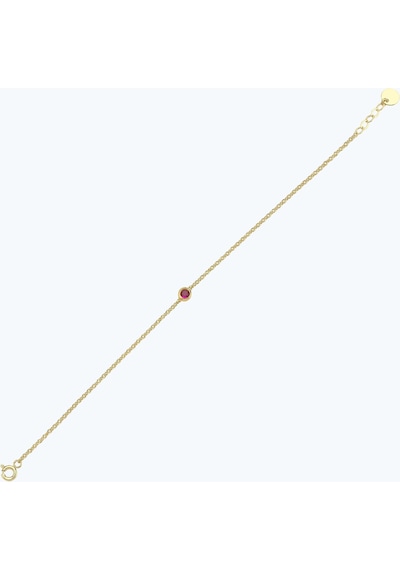 Altınbaş Kırmızı Taşlı Altın Bileklik Blıntgk016-25295 Sarı Altın
