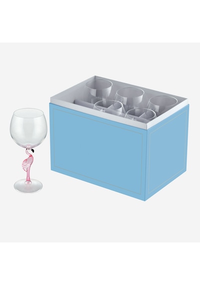 Pembe Akrilik Kadeh 550 Ml