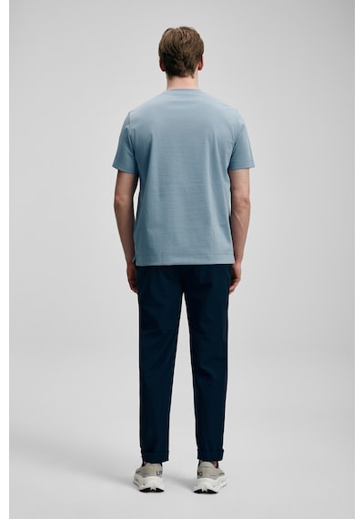 Lufian Marcus Modern Grafik T- Shirt Mavi Mavi 111020322100300 Mavi