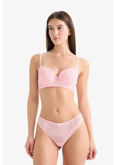 Defacto Nakışlı Dantel Detaylı Dantel Brazilian Külot G1894ax26sppn149 Pembe-pn149