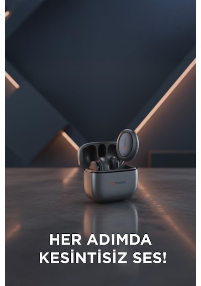 Torima WM-03 Aı Destekli Gürültü Azaltma Şarj Kutulu Kablosuz Yaka Mikrofonu Siyah