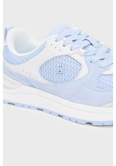 Tommy Hilfiger Logolu Sneaker Ayakkabı Bayan Ayakkabı Fw0fw09306 0g6 Açık Mavi