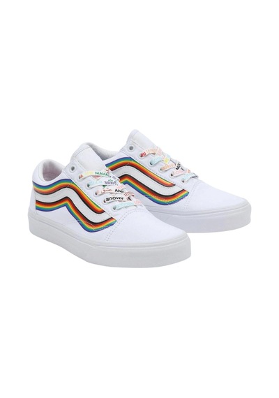 Vans Ua Old Skool Pride Beyaz Sneaker Beyaz