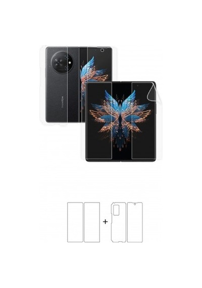 Tecno Phantom V Fold Ön Arka Ve Yan 360 Derece Tam Kaplama Poliüretan Film