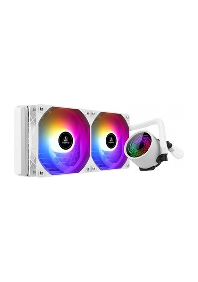 Segotep Bevere 240 Argb Beyaz Sıvı İşlemci Soğutucusu Am5 Ve Lga1700 Uyumlu