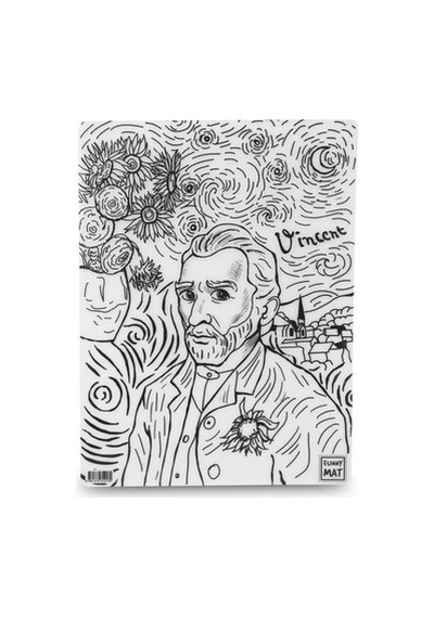 Vincent Van Gogh Ve Salvador Dali Temalı Boya Seti, 30x40 Cm