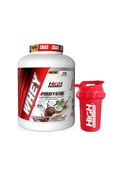 Whey Protein 2280 Gr Çikolata Hindistan Cevizi Aromalı Protein Tozu 24 Gram Protein 76 Servis Shaker Hediye