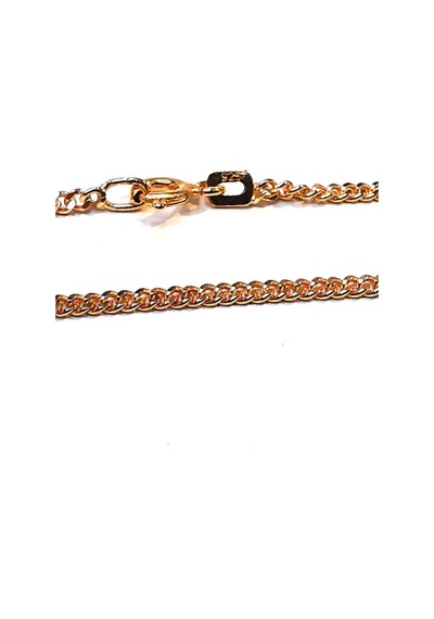 Omar Silver Unisex Gurmet 1,9 Mm Rose Kaplama Gümüş Kolye Zincir