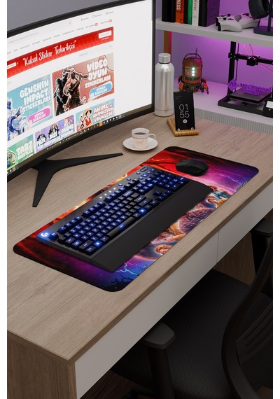 Stranger Things 2 V2 70x30 Xl Gaming Kauçuk Kaymaz Taban Mouse Pad Fare Altlığı
