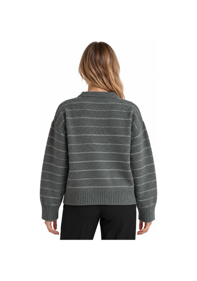 Hiccup Vıorna Triko Sweatshirt Koyu Gri