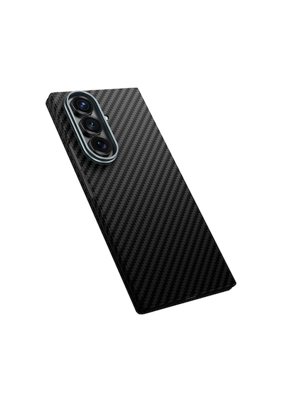 Samsung Galaxy Z Fold 7 Uyumlu Kevlar Magclick Manyetik Kılıf İnce Ve Dayanıklı