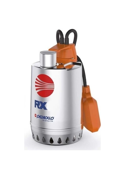 Pedrollo Rxm 1 Flatörlü Full Paslanmaz Drenaj Dalgıç Pompa Monofaze 220 Volt 7.5 Mss 9.6 M³/h