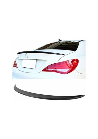 Mercedes Cla Bagaj Üstü Spoiler W117 Piano Black Boyalı