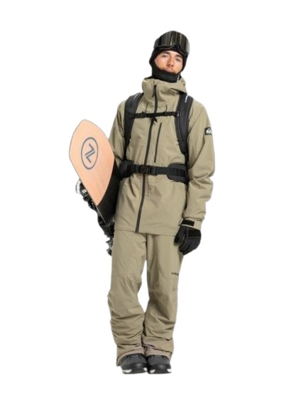Quıksılver Quiksilver Muldrow Erkek Bej Snowboard Ceketi Tzc0 Taş