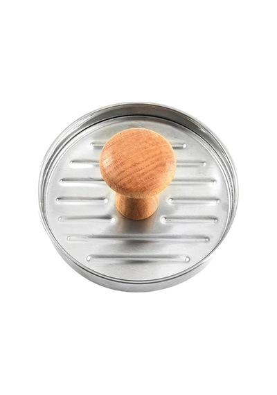 10 Cm Hamburger Press Açık Gri