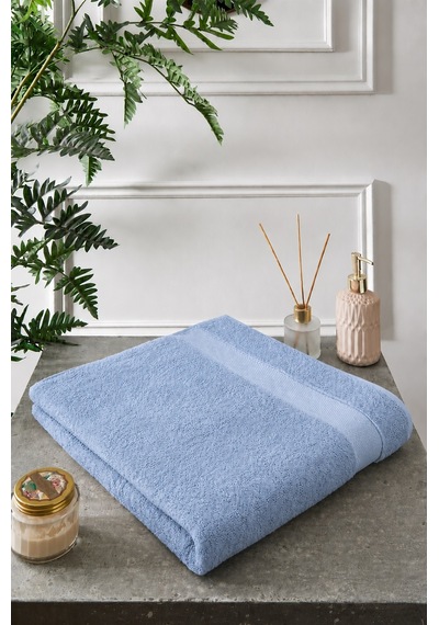 Özdilek -woven Mavi-süper Yumuşak Büyük Boy Banyo Havlusu 90x150