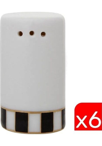 Porland Palms Tuzluk 6cm 6 Lı 04alm005897 Beyaz - Siyah