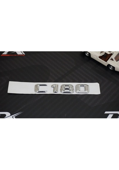 C180 Bagaj Krom Metal 3m 3d Yazı Logo