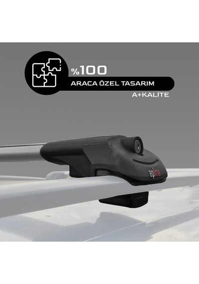 S-dizayn Volkswagen Caddy 2015-2019 Ace-1 Model Gri Ara Atkı A+ Kalite