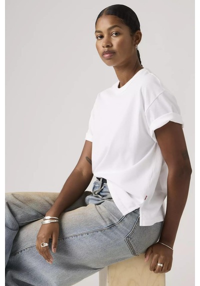 Levi's Vintage Ss Parlak Beyaz Kadın T-shirt-13066 Beyaz