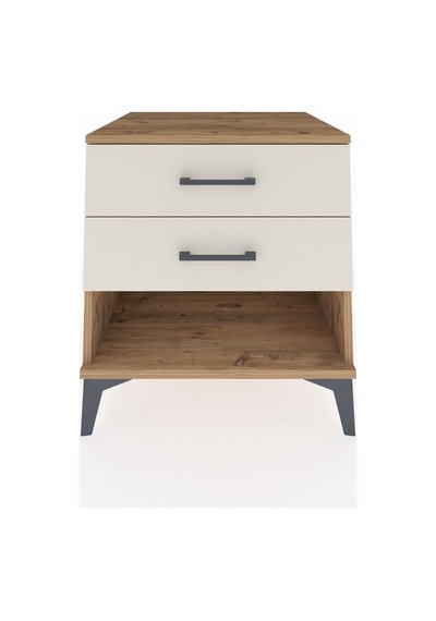 Kronos Komodin 2 Çekmeceli 60x59x64 Çam-aytaşı Çam