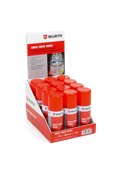 Würth Quick Fresh Araç İçi Temizleme Sprey Kötü Koku  100M