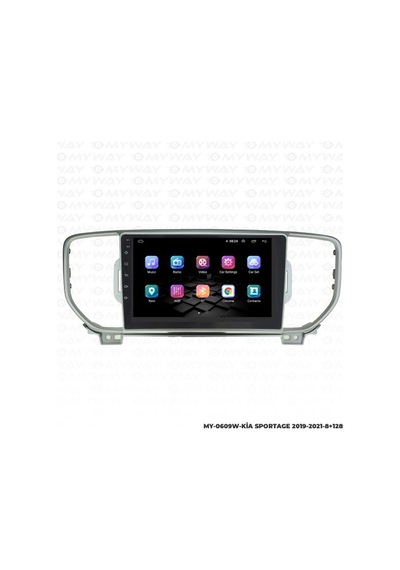Myway Kia Sportage Android Multimedya Carplay Navigasyon Ekran - 8gb Ram+128 Gb Hdd - Myway 9"