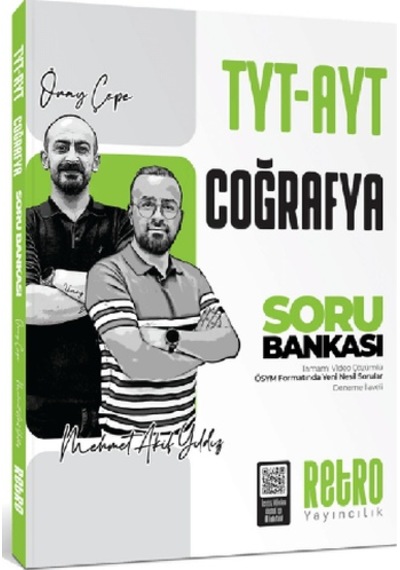 Retro Yks Tyt Ayt Coğrafya Soru Bankası Çözümlü - Önay Çepe, Mehmet Akif Yıldız Retro Yayıncılık