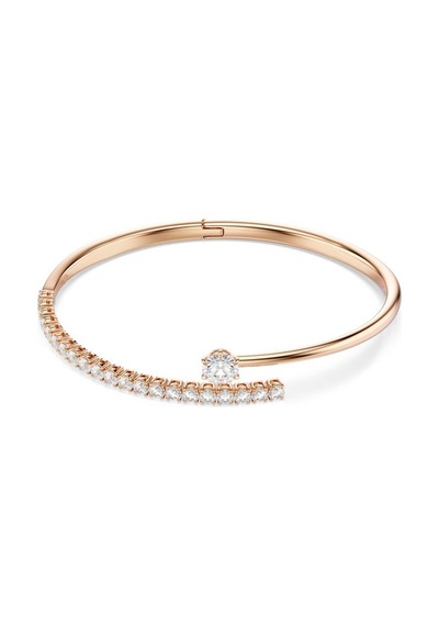 5763819 Swarovski Bilezik Matrıx:bangle Open Whıte/ros M Metalik