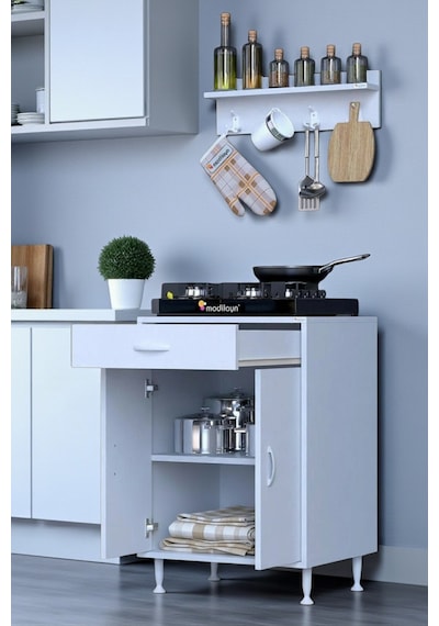 Eliusta Yankı 56 Cm Derinlik 60 Cm Genişlikte Dolap Baharat Raflı Set Üstü Ocak Uyumlu 60x88x56 Cm Dolap Beyaz Eliusta Yankı 56 Cm Derinlik 60 Cm Genişlikte Dolap Baharat Raflı Set Üstü Ocak Uyumlu 60x88x56 Cm Dolap Beyaz