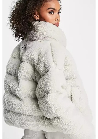 Nike Sportswear Therma-fit City City Series Synthetic Fill High-pile Fleece Full Zip Jacket Sentetik Dolgu Bol Kesim Kadın Ceket Krem Krem