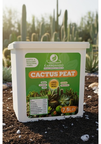 Tr Cactus Peat 7,5 Litre Kaktüs Ve Sukulent Yetiştirme Torfu 0