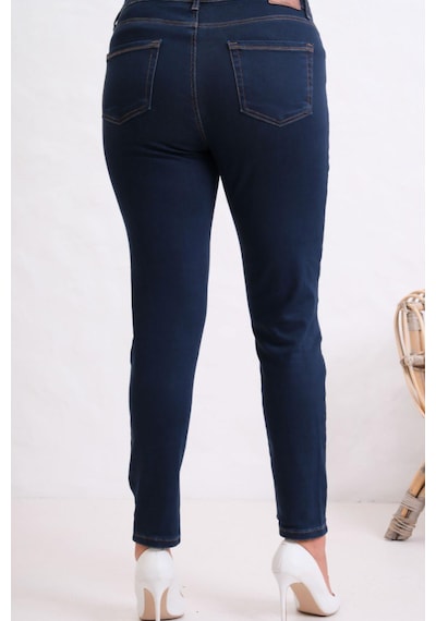 Lacarino 7161 Alice Kadın Jean Pantolon Dark Blue