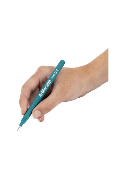 Artline 200N Fine Keçe Uçlu Yazı Kalemi Uç 0.4 Mm Turkuaz