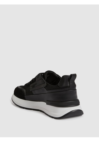 Cacharel Siyah %100 Deri Sneaker Ayakkabı