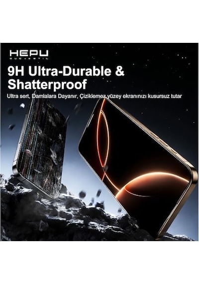 Hepu Titan Clear Apple İphone Ekran Koruyucu 9h Temperli Cam İphone 17/16/15/14/13/12/11 Tüm Modeller İçin Hd Ekran Koruyucu Darbelere Dayanıklı Premium 14 Pro 50 x 22 Hepu Titan Clear Apple İphone Ekran Koruyucu 9h Temperli Cam İphone 17/16/15/14/13/12/11 Tüm Modeller İçin Hd Ekran Koruyucu Darbelere Dayanıklı Premium 14 Pro 50 x 22